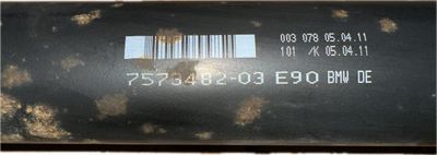 757348203 26107573482 Propeller Shaft Complete BMW 3 (E90, E91, E92, E93) (2005-2011)