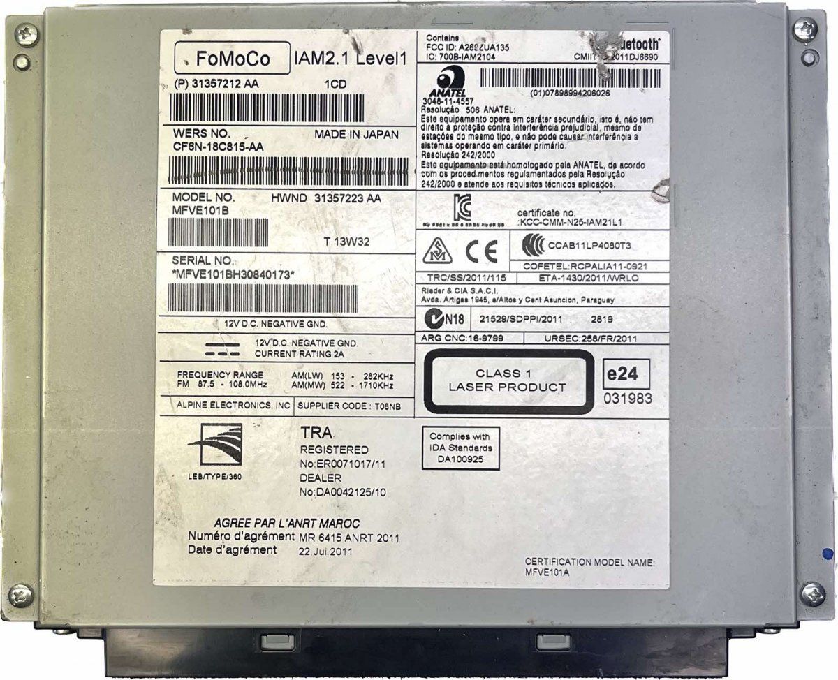 Radio VOLVO XC60 I (2008-2017)