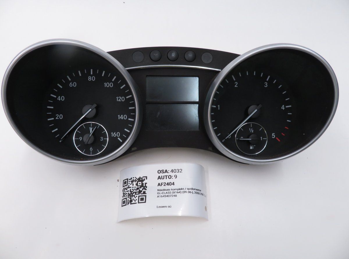 A1645407248 1645407248 Instrument Cluster MERCEDES-BENZ GL-CLASS (X164) (2006-2012)