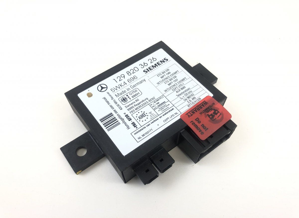 A1298203626 Блок за управление на имобилайзер MERCEDES-BENZ S-CLASS (W140) (1991-1999)