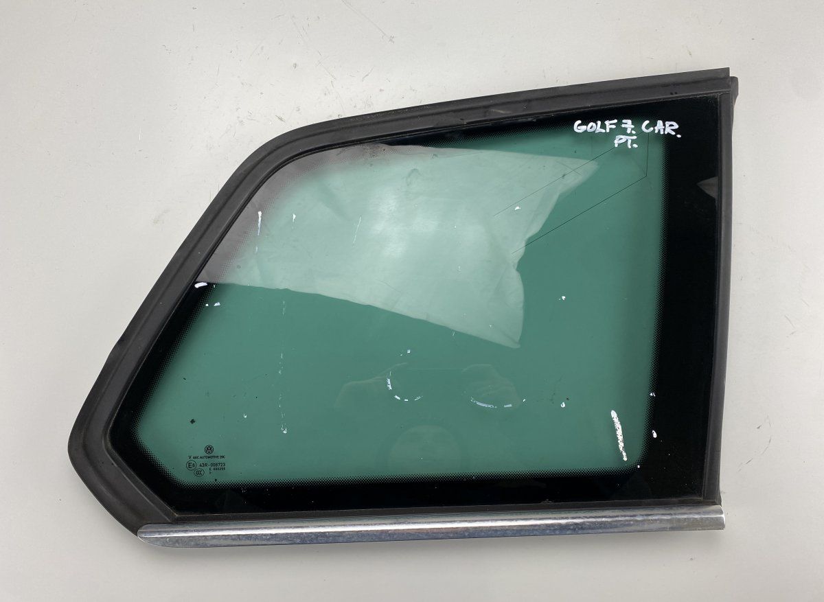 43R-006723 Chassis Side Window glass Rear Right VW GOLF VII (5G1, BA5, BV5, BQ1, BE) (2012-2020)