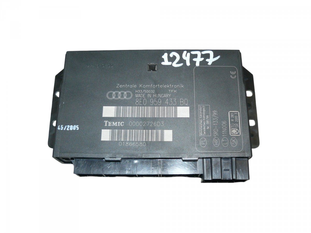Central Locking Control Unit AUDI A4 (B7) (2004-2008)