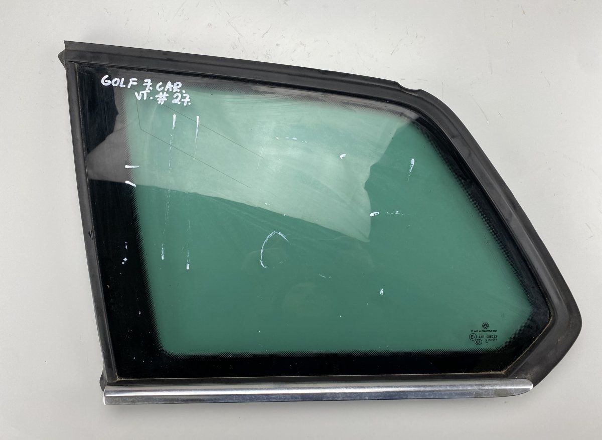 43R-006723 Chassis Side Window glass Rear Left VW GOLF VII (5G1, BA5, BV5, BQ1, BE) (2012-2020)