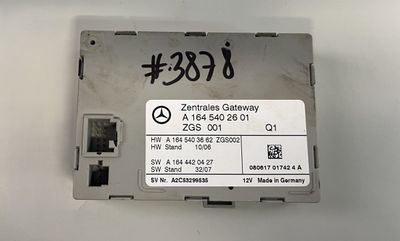 A1645402601 A1645403662 A1644420427 Centrālās vārtejas modulis MERCEDES-BENZ ML-CLASS (W164) (2005-2011)