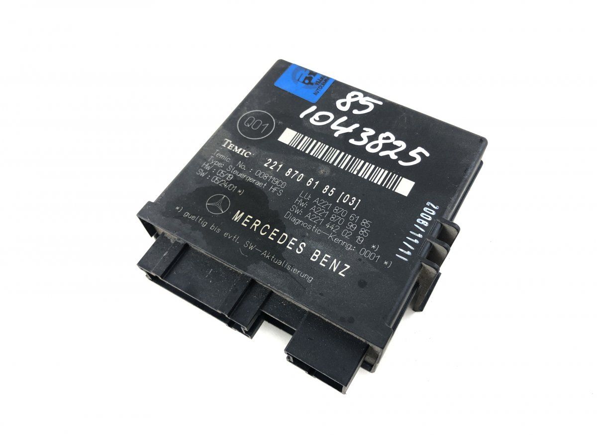 008119D0 Bootlid / tailgate control unit MERCEDES-BENZ S-CLASS (W221) (2005-2013)