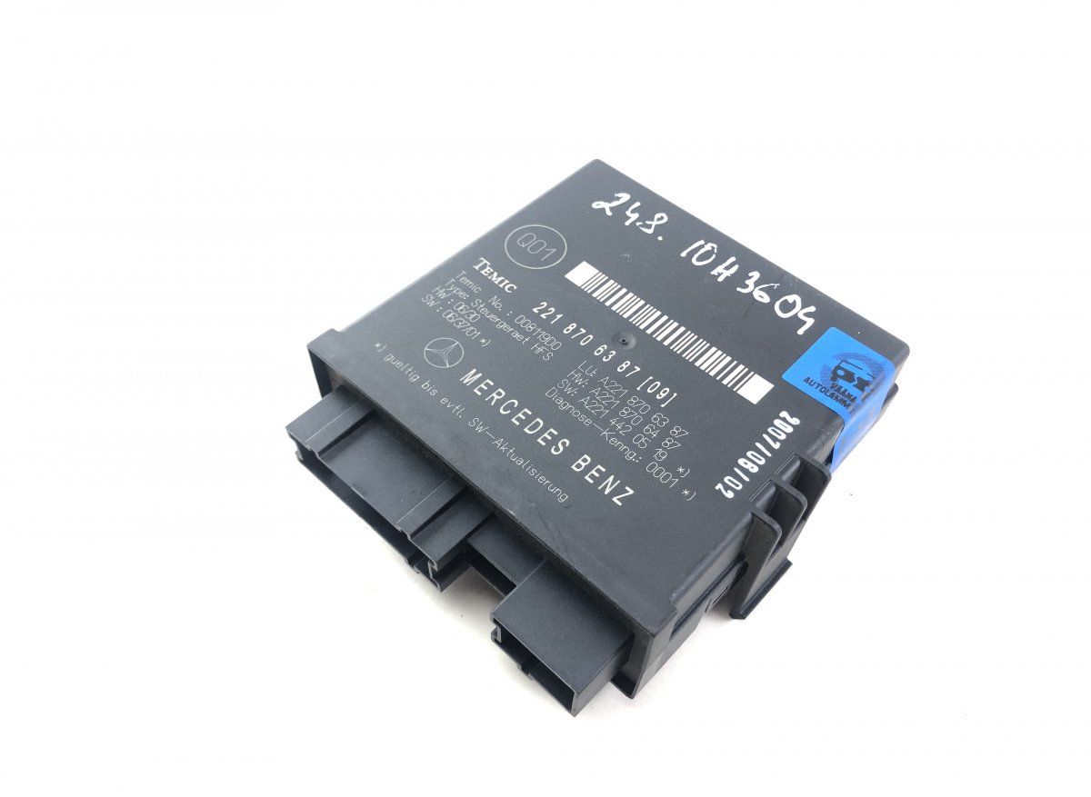 008119D0 Bootlid / tailgate control unit MERCEDES-BENZ S-CLASS (W221) (2005-2013)