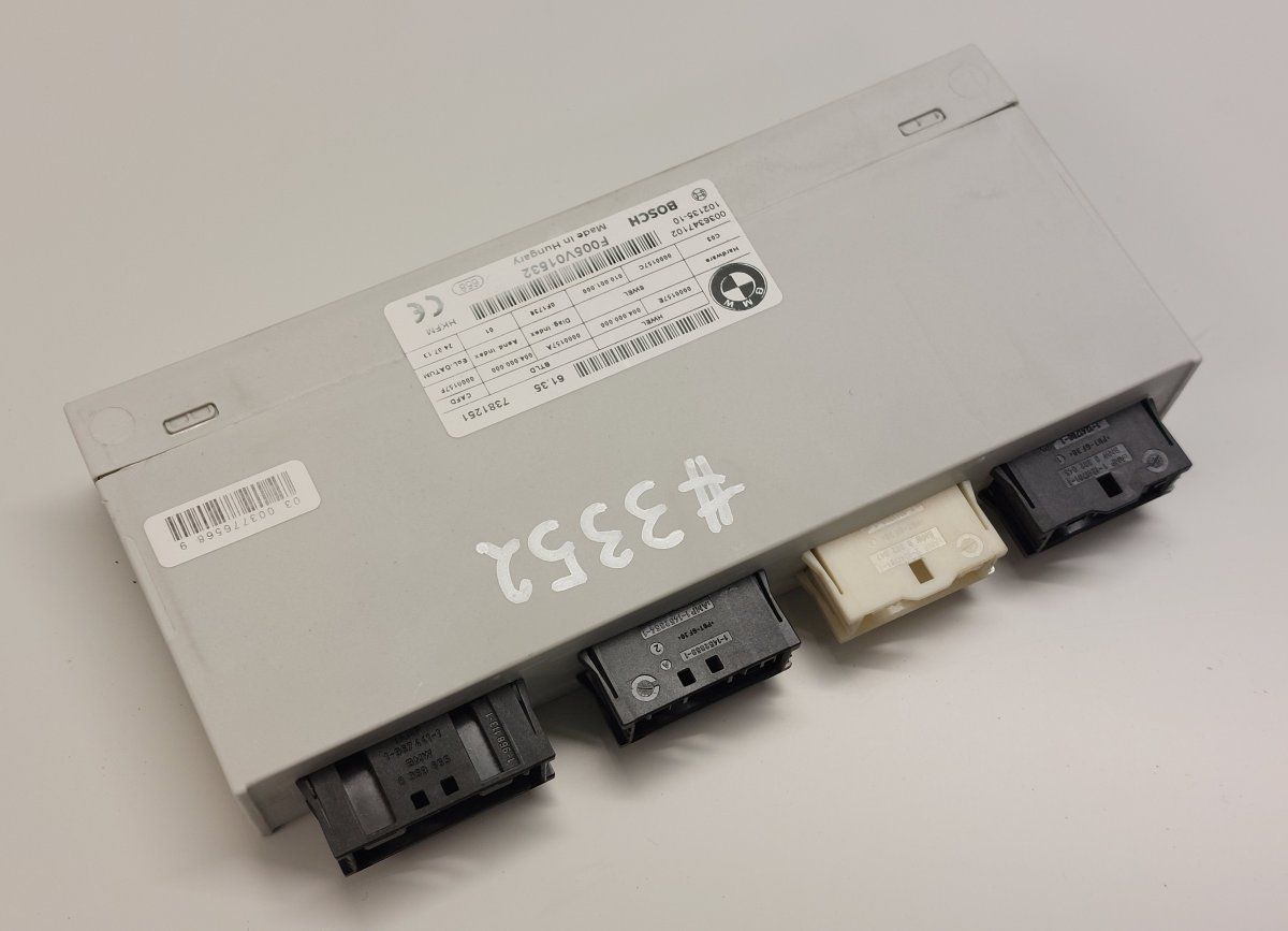 61357381251 F005V01532 102135-10 Bootlid / tailgate control unit BMW 3 (F30, F31, F34, F80) (2011-2019)