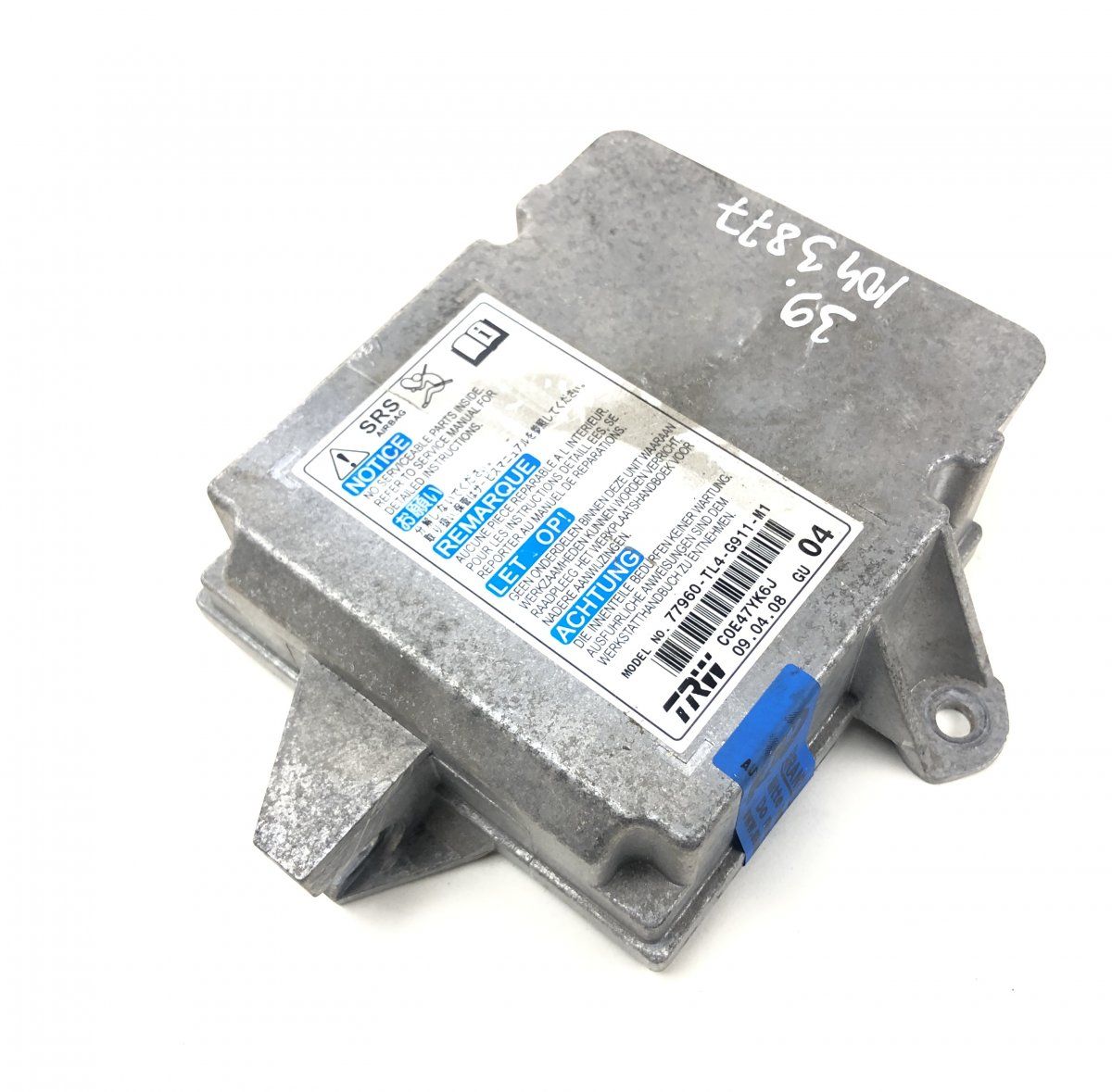 77960TL4G91 Airbag Control Unit HONDA ACCORD VIII (CP, CU) (2007-2015)