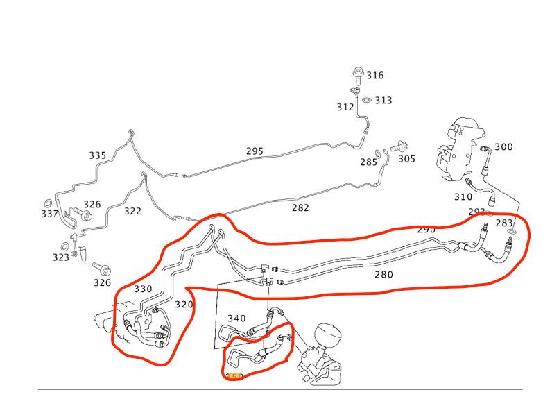 A2309970682 Air suspension / self-levelling suspension, other MERCEDES-BENZ SL-CLASS (R230) (2001-2012)