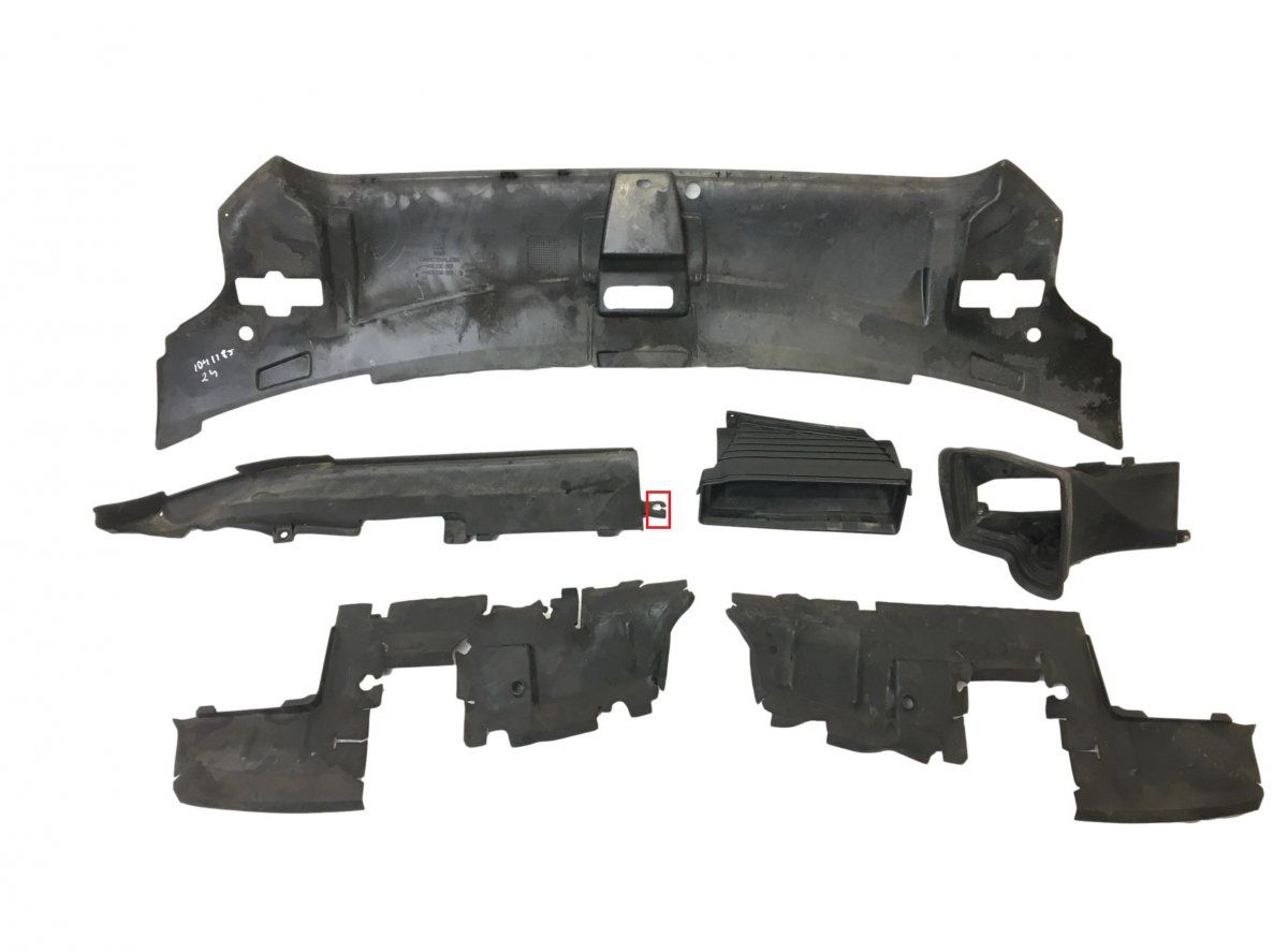 4H0807081 Air duct front left AUDI A8 (4H) (2009-2017)