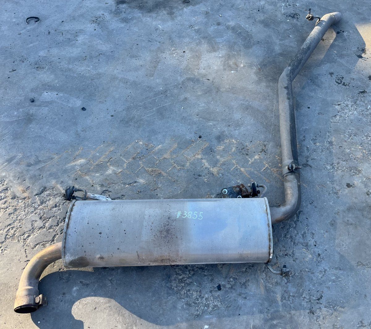1614074980 1614075780 Exhaust rear silencer (muffler) PEUGEOT BOXER (2006-)
