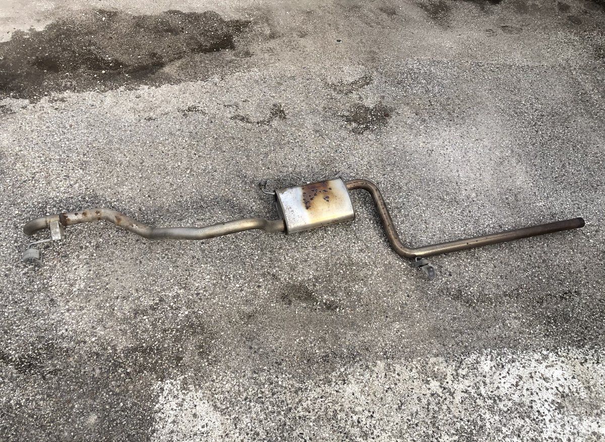 3Q0253409A Exhaust middle silencer VW PASSAT B8 (3G) / ALLTRACK (2014-2023)