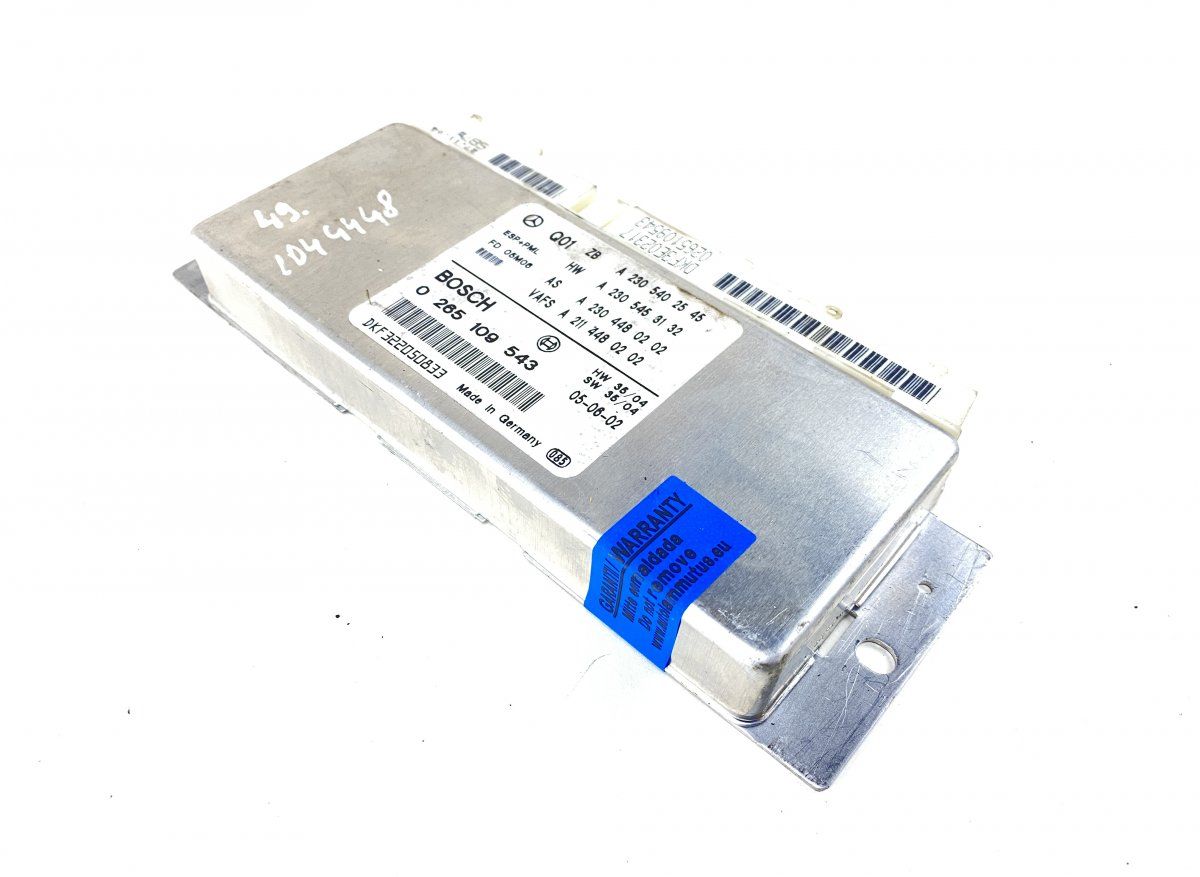 0265109543 ESP control unit MERCEDES-BENZ SL-CLASS (R230) (2001-2012)