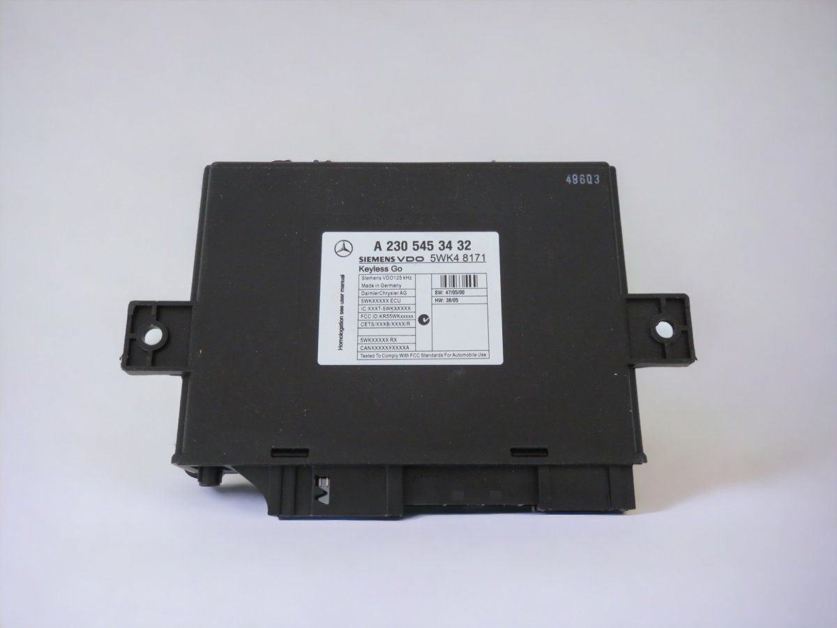 A2305453432 KEYLESS GO control unit MERCEDES-BENZ SL-CLASS (R230) (2001-2012)