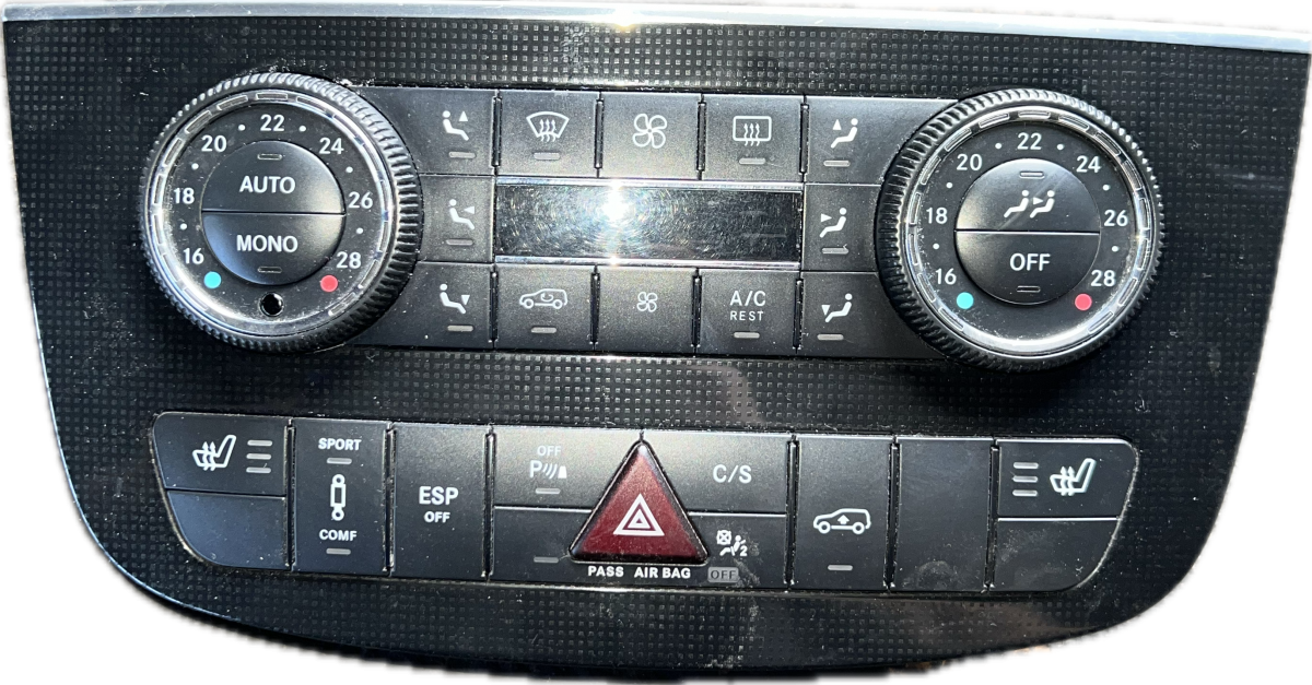 2518209989 2518203989 Heater control panel MERCEDES-BENZ R-CLASS (W251) (2006-2013)