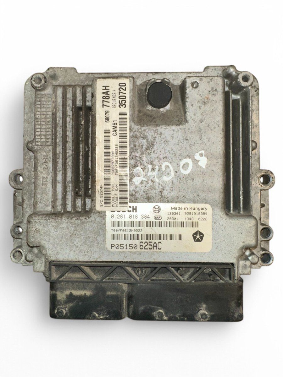 0281018384 P05150625AC 68079778AH 5150625AC Engine Control Unit / module (ECU) JEEP GRAND CHEROKEE IV (WK, WK2) (2010-2021)