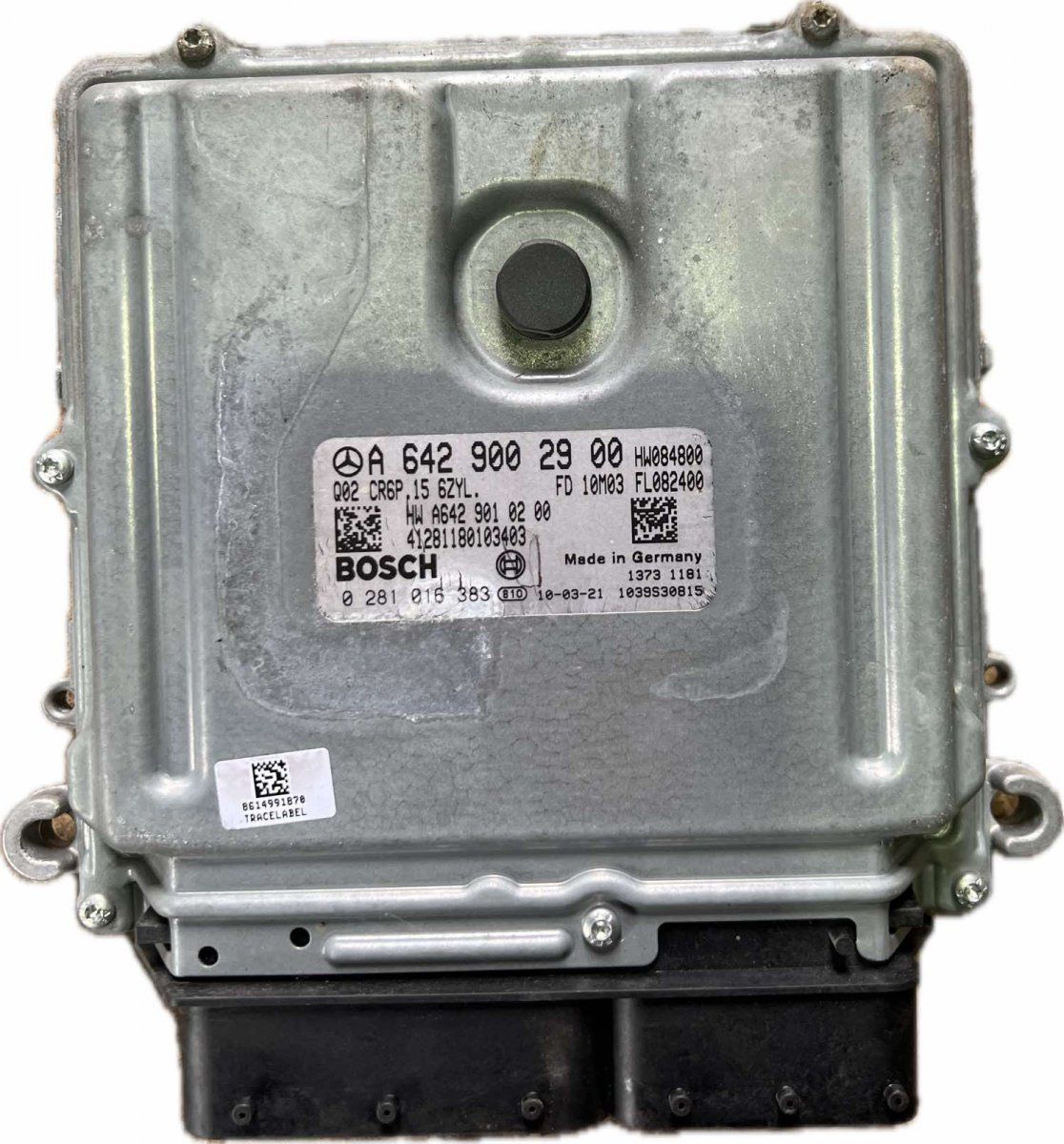 A6429002900 0281016383 A2049005912 A2075450108 Engine Control Unit / module (ECU) MERCEDES-BENZ C-CLASS (W204) (2007-2013)