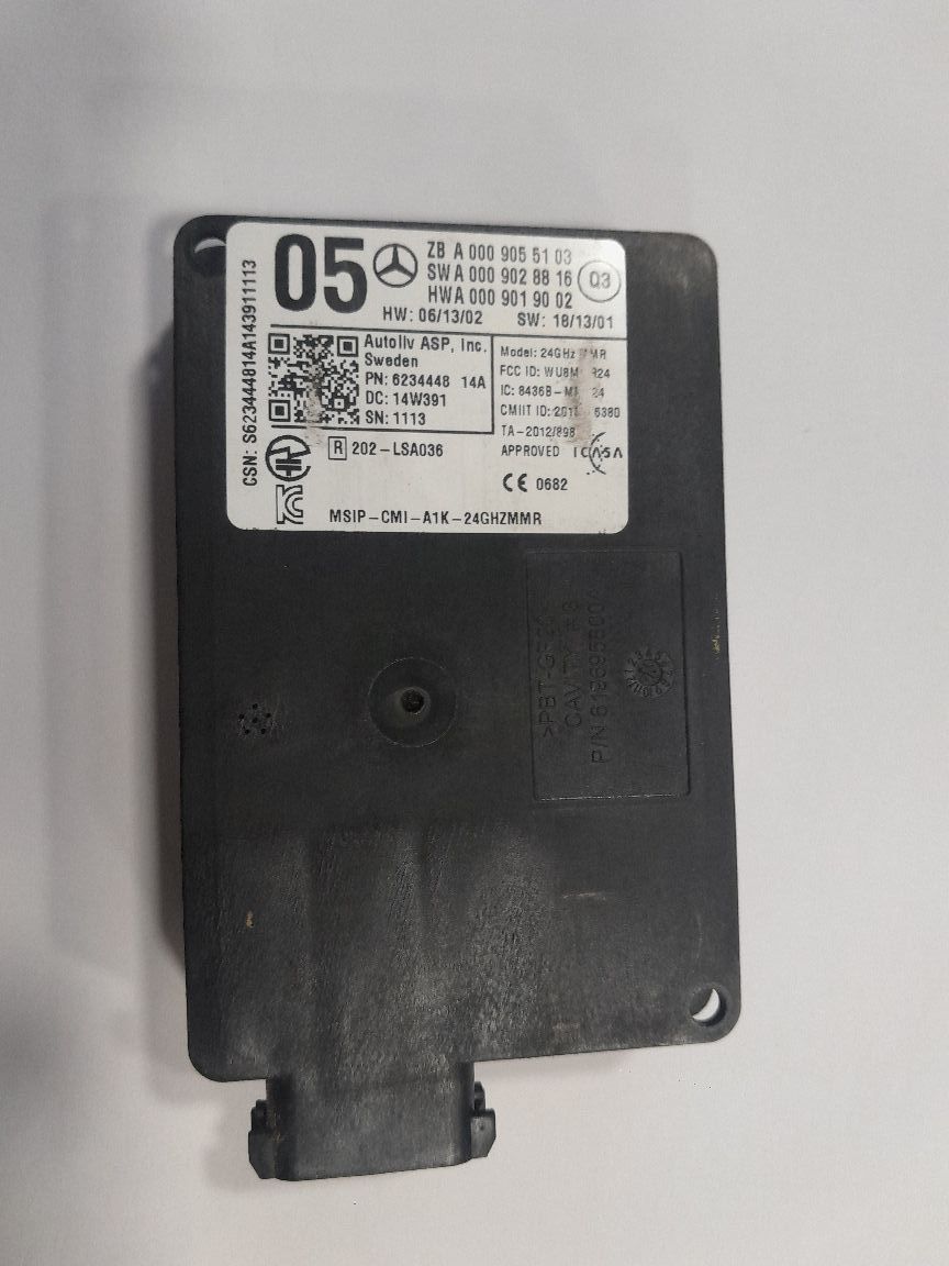 A0009055103 Distronic radar / sensor MERCEDES-BENZ A-CLASS (W176) (2012-2018)