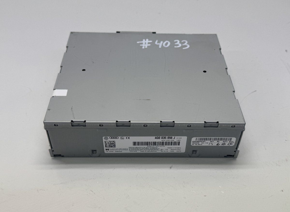 4G0035056J Radio AUDI A6 / A6 ALLROAD (C7, 4G) (2010-2018)