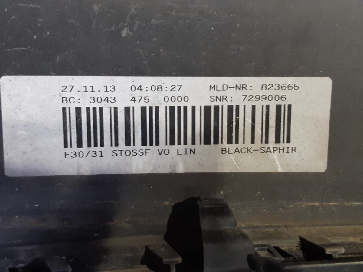 7299006 Front Bumper BMW 3 (F30, F31, F34, F80) (2011-2019)