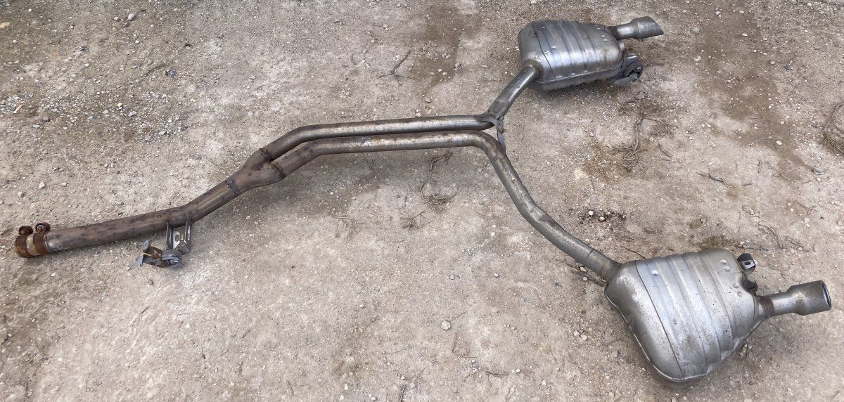 8K0253611B0 8K0253611BF Exhaust rear silencer (muffler) AUDI A6 / A6 ALLROAD (C6, 4F) (2004-2011)