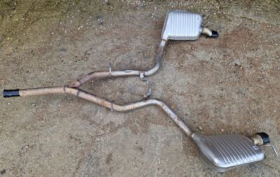 A2124910200 Exhaust rear silencer (muffler) MERCEDES-BENZ E-CLASS (W212) (2009-2016)