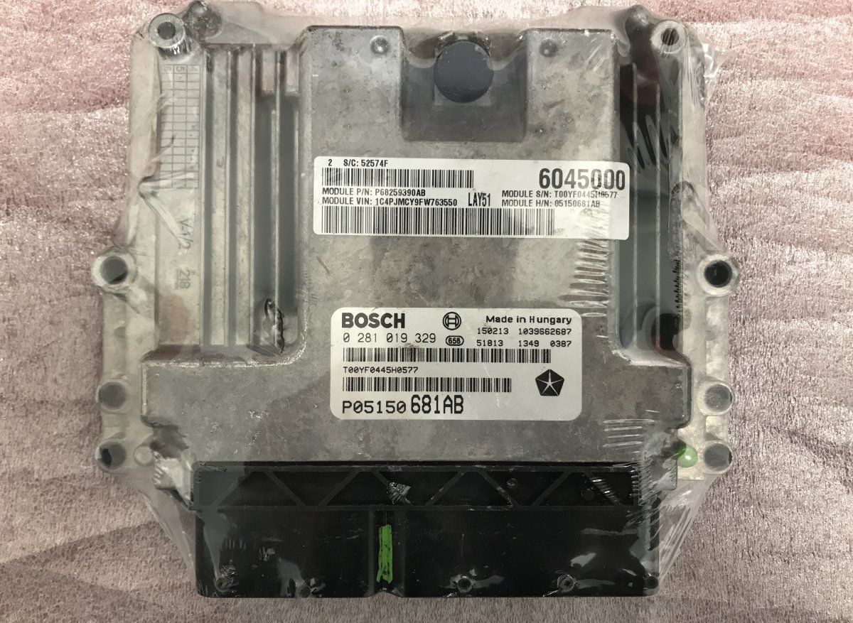0281019329 Engine Control Unit / module (ECU) JEEP CHEROKEE V (KL) (2013-2023)