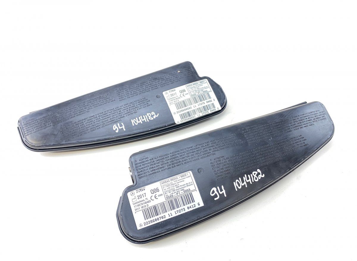 A2228600602 A2228600702 Airbag set MERCEDES-BENZ S-CLASS (W222, X222) (2013-2020)