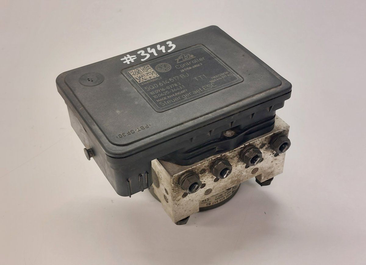 5Q0614517BJ 5Q0614517AG 285158-68063 28515868063 100916-03783 10091603783 100625-34431 10062534431 ABS hydraulic unit / pump SKODA SUPERB III (3V3, 3V5) (2015-2024)