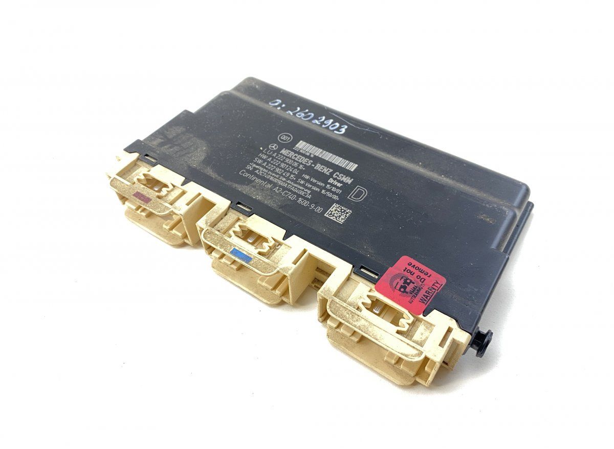 A2229000616 Seats control unit MERCEDES-BENZ S-CLASS (W222, X222) (2013-2020)