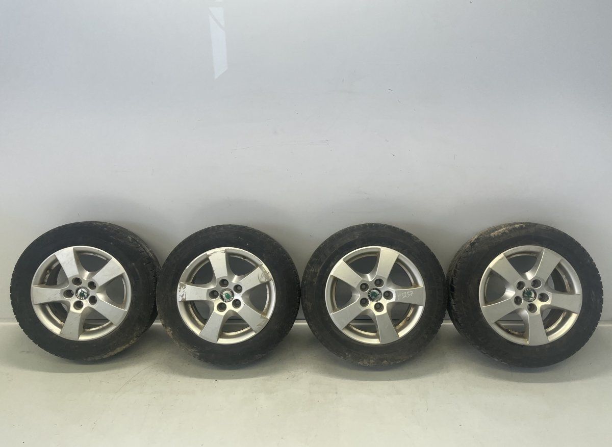 6Y0601025P Rim set With Tyres 4 pcs SKODA FABIA I (6Y) (1999-2008)
