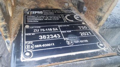 ZU75110SA Tail lift MERCEDES-BENZ SPRINTER (907, 910) (2018-)