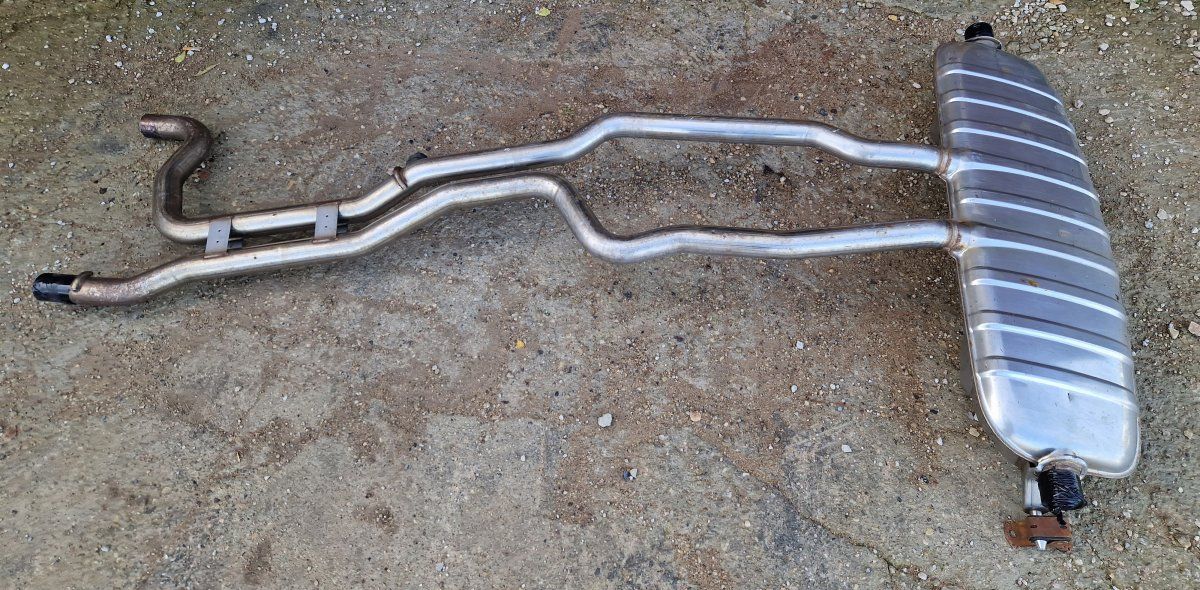 95511112110 Exhaust rear silencer (muffler) PORSCHE CAYENNE I (2002-2010)