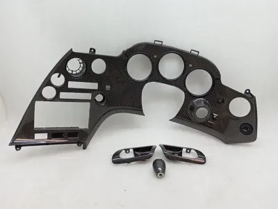 TOYOTA SUPRA MK4 A80 93-02 ФУРНИР 55404-14510 КОМПЛЕКТ ТАБЛО КАРБОН RHD