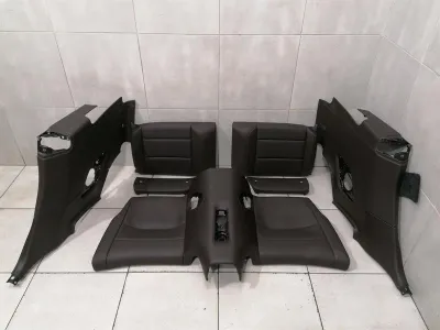 Porsche 911 991 991555072166J0 Rear Seat Set Espresso Brown Rear Seat