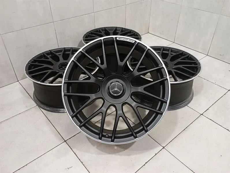 19 MERCEDES C63 AMG C-CLASS W205 ALLOY WHEEL SET SET A2054011700 ALLOY WHEELS X4-