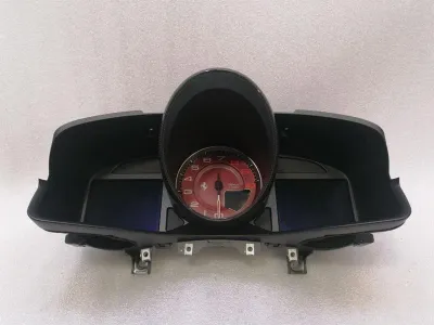 Compteur de vitesse Ferrari GTC4 Lusso T 3.9 V8 F151M, cadran rouge carbone 333276-