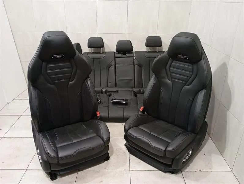 BMW 5 F90 G30 M5 Seats Leather Merino Black X3SW Seats Interior COOLED MASSAGE -