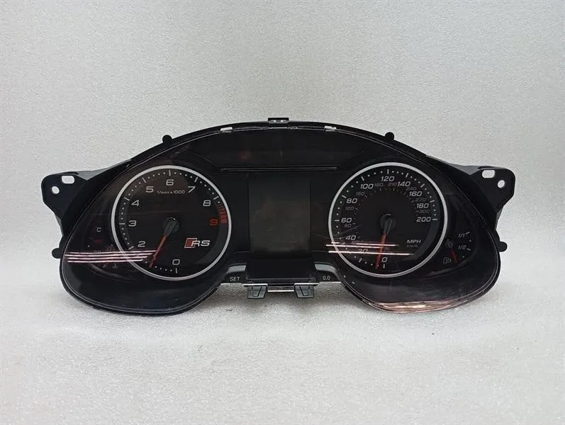 Audi RS4 B8 8K Instrument Cluster 8K0920983D Speedometer In Miles MPH + KMH-