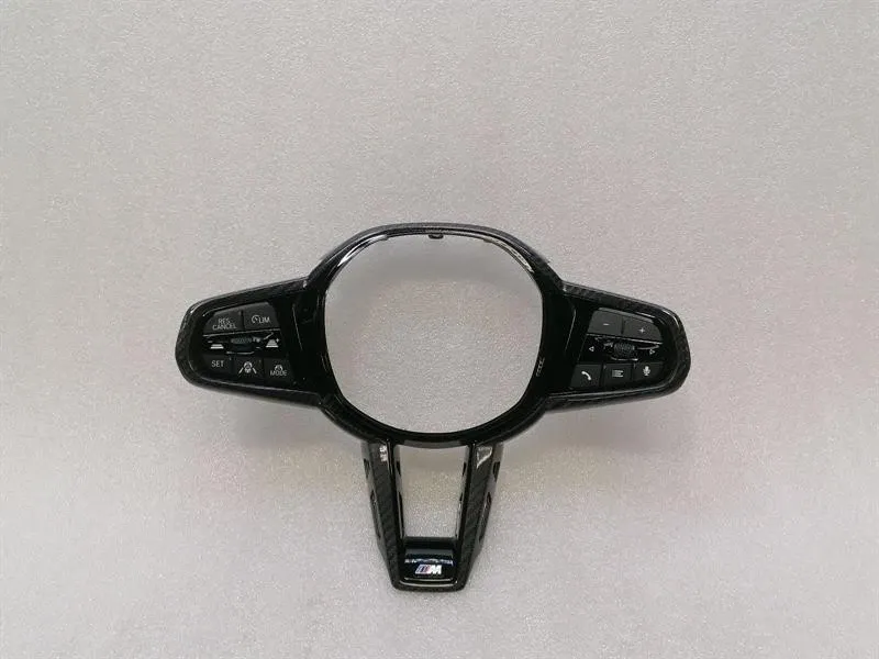 LCI FACELIFT STEERING WHEEL CARBON TRIM BMW 3 Series M3 G80 G20 32307908506-