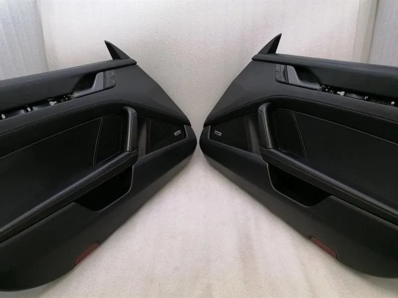 Porsche 911 991 door card front set 992 leather door panel front set defect-