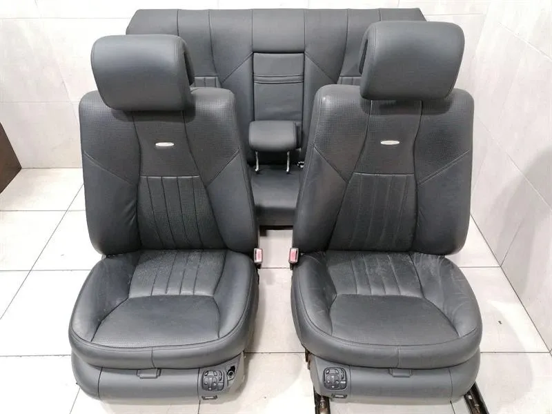 MERCEDES S55 AMG W220 SEATS AMG SEATS INTERIOR BLACK LEATHER MASSAGE COOLED-