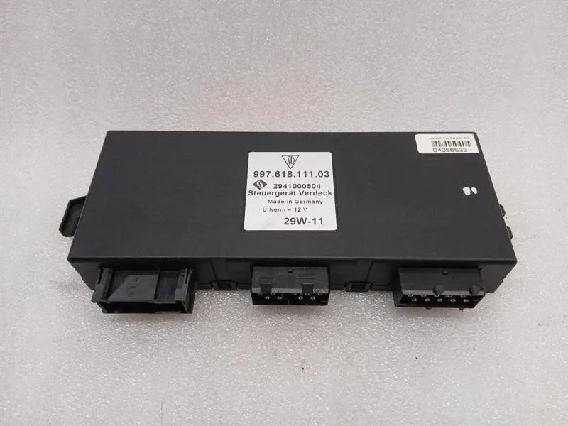 Porsche 911 997 electronic module 99761811103 control unit convertible roof module