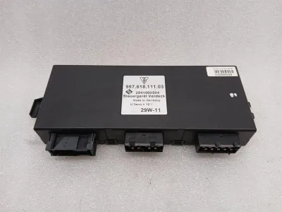 Porsche 911 997 elektroniskais modulis 99761811103 vadības bloks kabrioleta jumta modulis