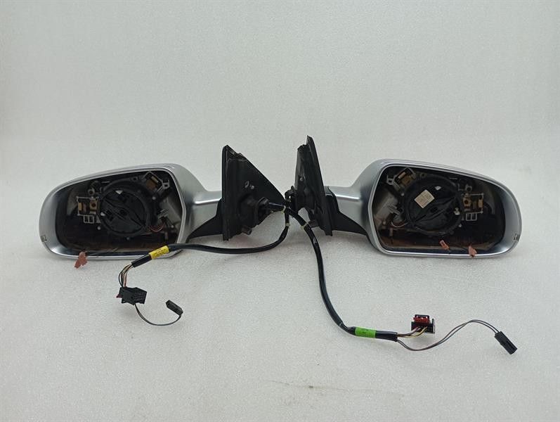 AUDI RS4 B8 8K REAR VIEW MIRROR 8F0857527E 1L1 ALUMINIUM MATT RIGHT HAND DRIVE RHD