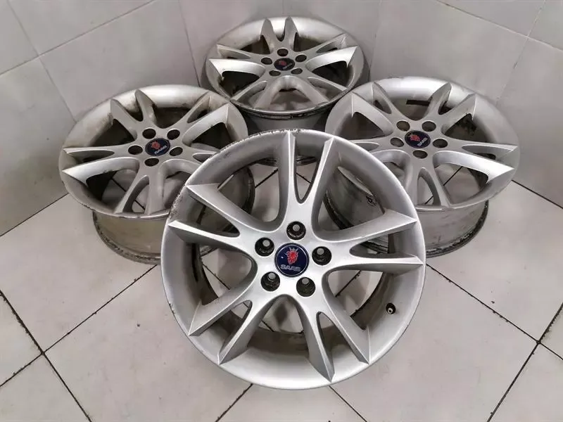 SAAB 9-5 95 Alloy Wheel SET 12757104 Alloy Rim SET 7.5JX17 ET49 — Europe Delivery
