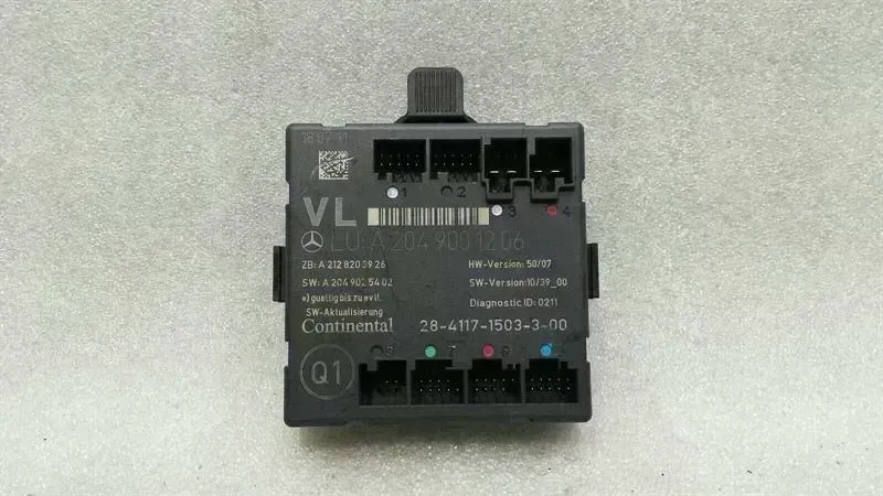 Module de commande de porte avant gauche pour Mercedes Classe C W204 A2049001206 — Livraison en Europe
