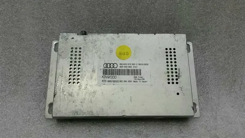 Module électronique Audi S8 D3 4E0035563 unité de commande tuner DAB — Livraison en Europe