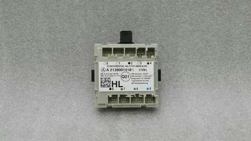Mercedes E Class W213 RLH Door Module A2139001418 Door Control Unit Rear Left — Europe Delivery