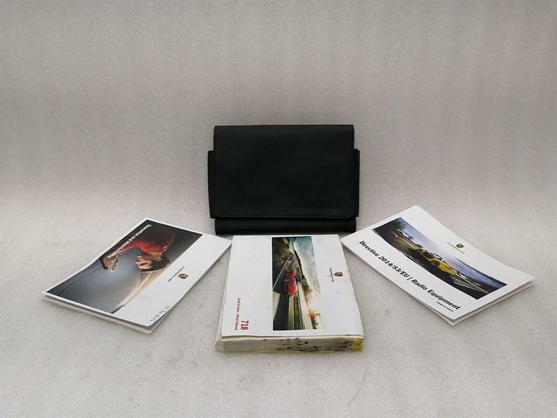 Porsche Boxster 718 Service Booklet Owners Manual Car Maintenance Manual — Europe Delivery